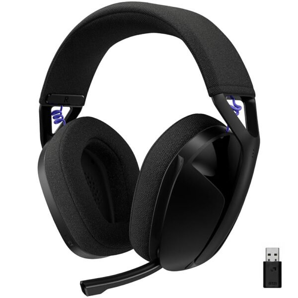 Auricular Con Micrófono Gamer Logitech G321 Lightspeed Inalámbrico Bluetooth Negro (981-001562)