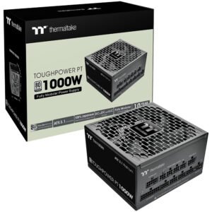 Fuente de Alimentación Thermaltake Toughpower Pt 1000W ATX Modular 80 Plus Platinum PS TPP 1000FNFAPU 1 (Atx 3.1)
