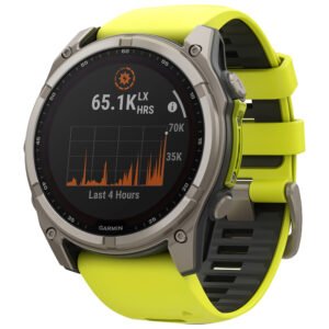 Reloj Garmin Fenix 8 Sapphire Solar - Amarillo (010-02906-20)