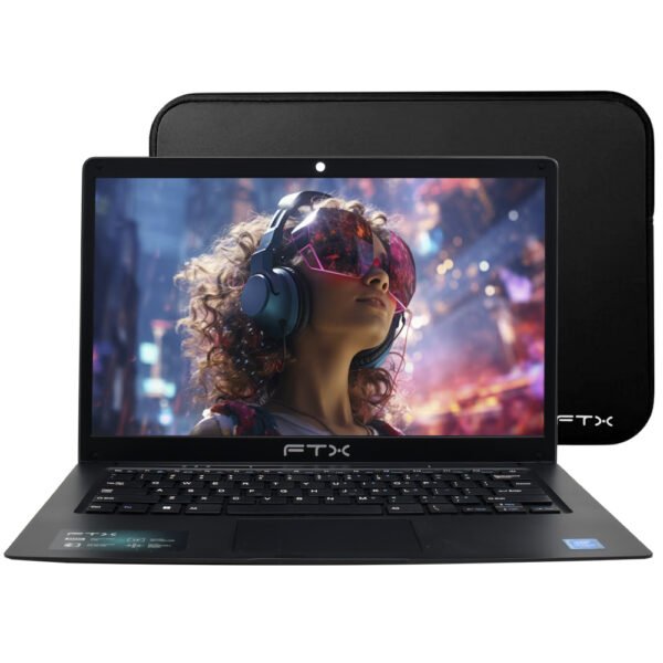 Notebook Ftx N14-C2564IN Intel Celeron N4020 Pantalla HD 14" 4GB RAM 256GB SSD Winhome - Negro (Inglés)