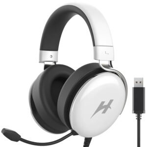 Auricular C Micrófono. Haylou Hexstorm G1 Hdg01 Gaming 7.1 USB Blanco
