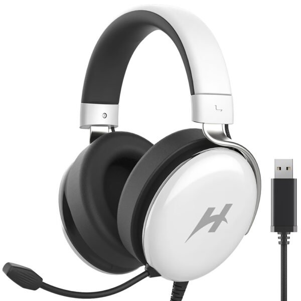 Auricular C Micrófono. Haylou Hexstorm G1 Hdg01 Gaming 7.1 USB Blanco