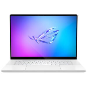 Notebook Gamer ROG Zephyrus GU605CR-XS97 Intel Core Ultra 9 285H Pantalla OLED Wqxga 16.0" 32GB RAM 2Tb SSD Windows 11 Home GeForce RTX5070TI 12GB-PLATINUM Blanco (Inglés)