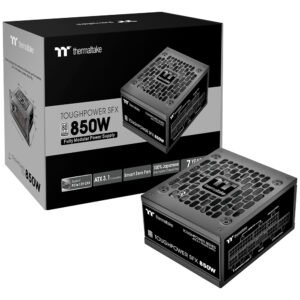 Fuente de Alimentación Thermaltake Toughpower 850W SFX Modular 80 Plus Platinum PS STP 0850FNFAPU 1 (Atx 3.1)