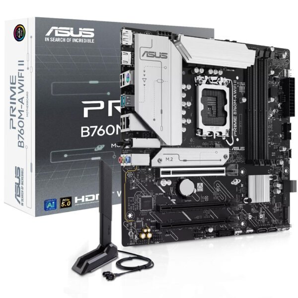 Placa Madre ASUS Prime B760M-A WI-FI Ii Socket LGA 1700 DDR5