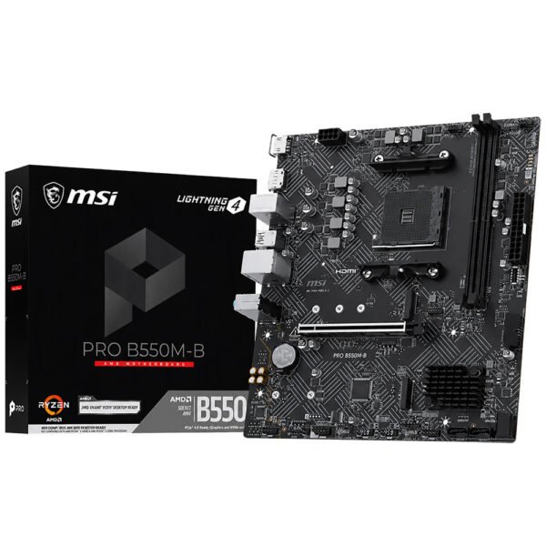 Placa Madre MSI Pro B550M-B Socket AM4 DDR4