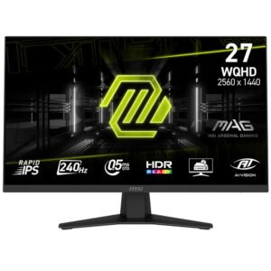 Monitor Gamer MSI 274QF X24 27" WQHD IPS 240HZ 0.5MS-NEGRO