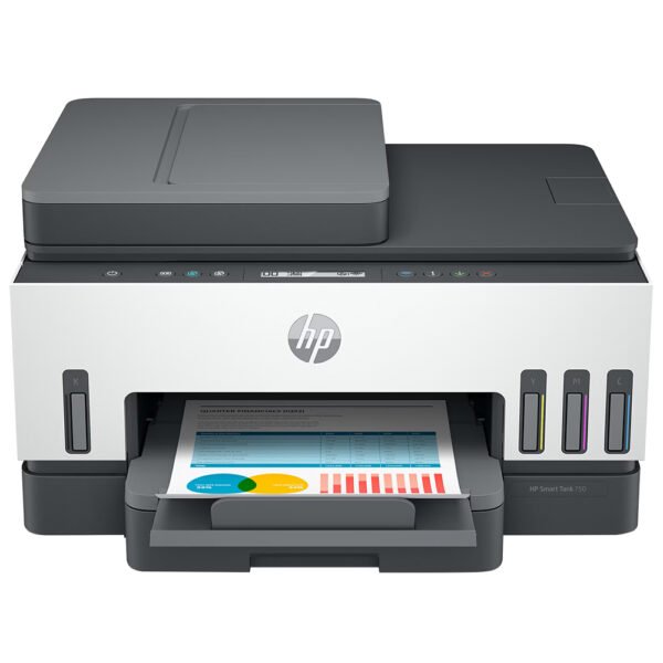 Impresora Multifuncional HP Smart Tank 750 Wi - Fi Bivolt - Blanco