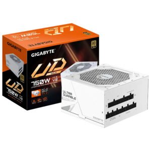 Fuente de Alimentación Gigabyte GP UD750GM Pg5 Ice V2 750W ATX Modular 80 Plus Gold Blanco (Atx 3.1)
