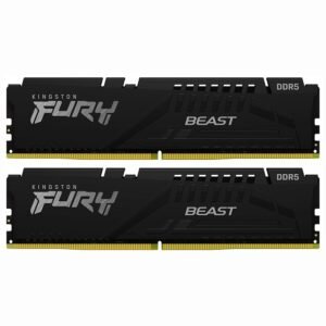 Memoria RAM KINGSTON FURY Beast DDR5 32GB (2X16GB) 5600MHZ Negro (KF556C36BBEK2-32)