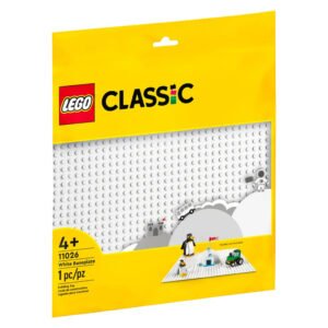 Base Lego Classic Baseplate - Blanco (11026)