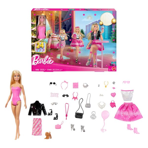 Muñeca Mattel Barbie Advent Calendar (jfl63)