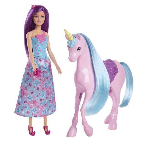 Muñeca Mattel Barbie And Unicorn (hyt62)