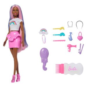 Muñeca Mattel Barbie - Barbie Rainbow Sparkle Hair (jjp08)