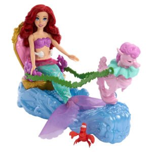 Muñeca Mattel Barbie Disney Princess - Ariel's Chariot (hxv70)
