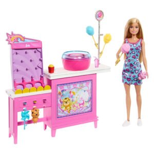 Muñeca Mattel Barbie Mysteries: Beach Detectives - Treats And Game Booth (jfv67)