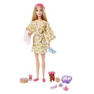 Muñeca Mattel Barbie Self-care - Spa Day With Puppy (8176)