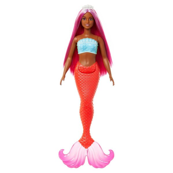 Muñeca Mattel Barbie Sereia Real - Rojo (hrr04)