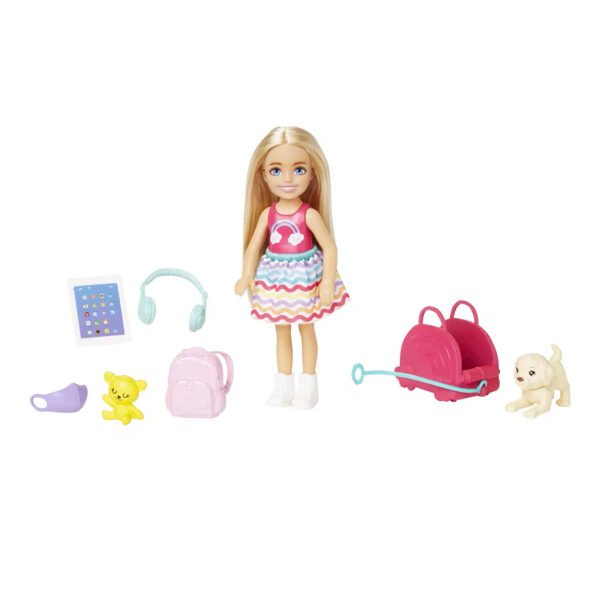 Muñeca Mattel Barbie Travel Chelsea (hjy17)