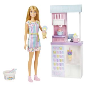 Muñeca Mattel Barbie You Can Be Anything - Ice Cream Shop (hcn46)