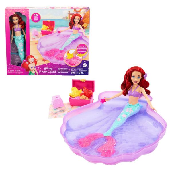 Muñeca Mattel Disney Princess - Swim & Sand Ariel (hwb39)