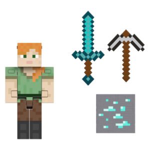 Muñeca Mattel Minecraft Diamond Level - Alex (94551)