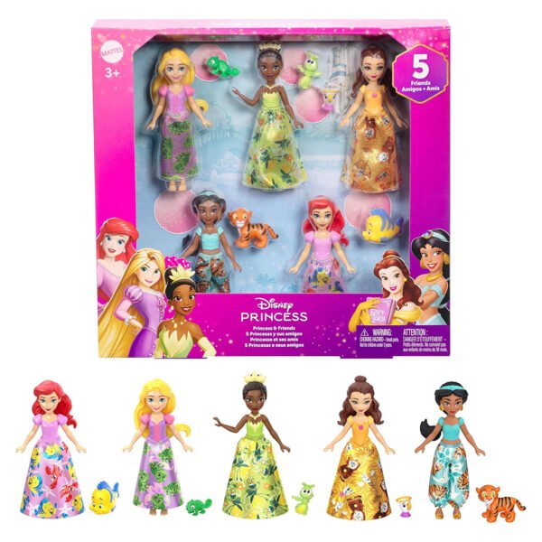Muñecas Mattel Disney Princess & Friends Multipack (jbl33)