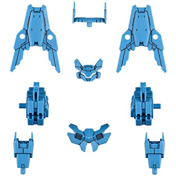 Figura Bandai Mobile Suit Gundam Option Armor For Commander - Op 30 (blue Gray)