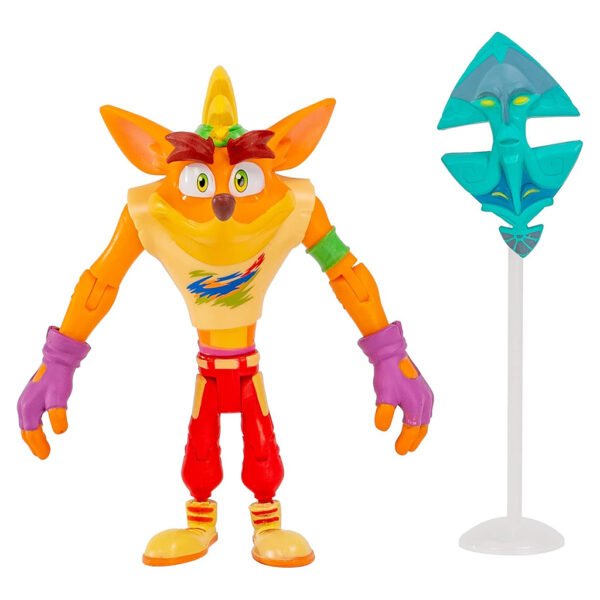 Figura Crash Bandicoot - Retro Crash & Ikaika Mask