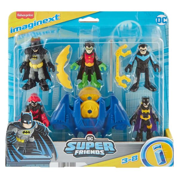 Figura Fisher Price Dc Super Friends Batman Family 5-pack (0399)