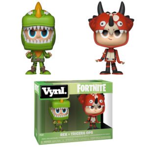 Figura Funko Vynl - Fortnite Tricera Ops + Rex 2pack