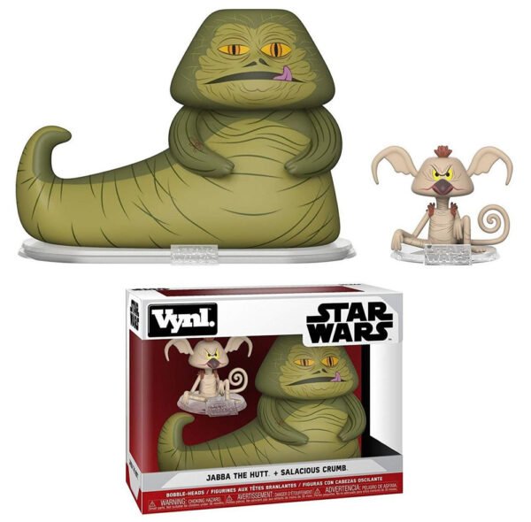 Figura Funko Vynl - Star Wars Jabba The Hutt + Salacious Crumb 2pack