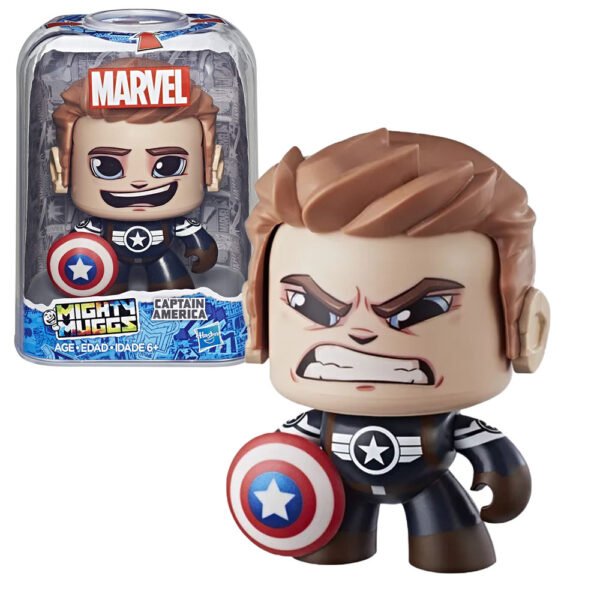 Figura Hasbro - Marvel Mighty Muggs - Captain America E2122