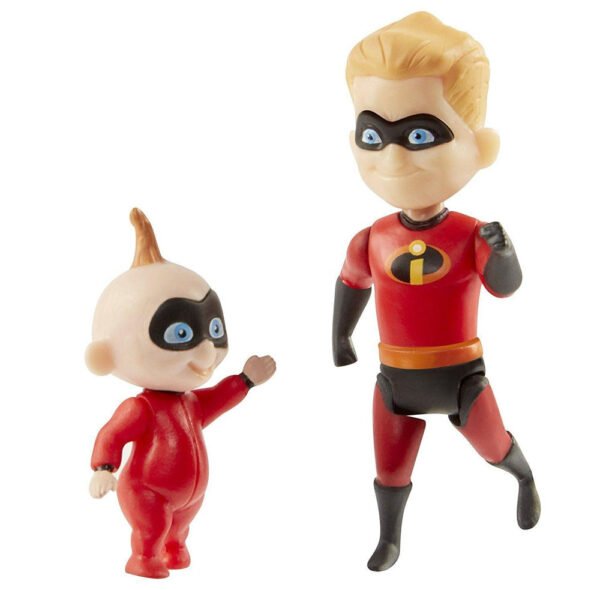 Figura Jakks - Disney Incredibles 2 Mr.incredible Dash/jack-jack 74789
