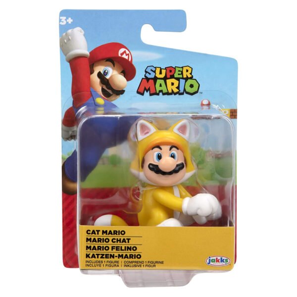 Figura Jakks Super Mario 2.5"-Cat Mario (42547)