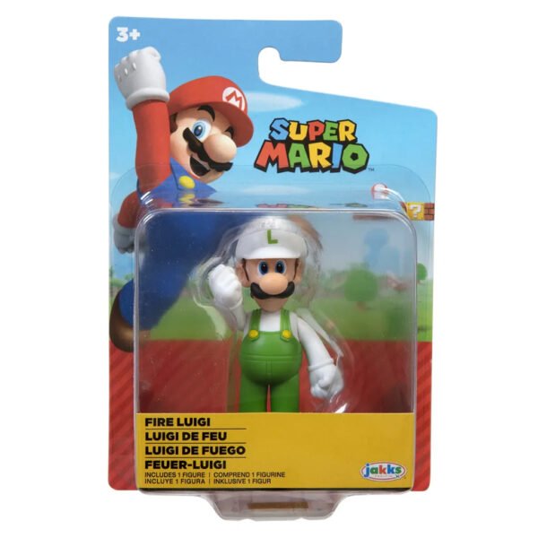 Figura Jakks Super Mario 2.5-FIRE Luigi (40551)