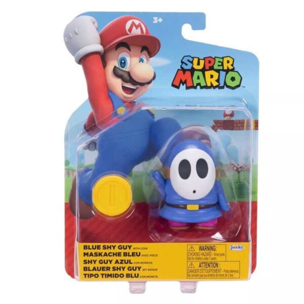 Figura Jakks Super Mario 4"-Blue Shy Guy (42169)