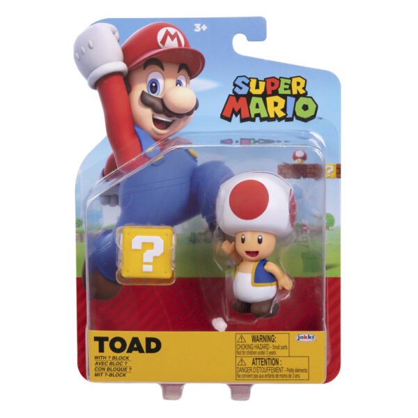 Figura Jakks Super Mario 4"-Toad (7823)