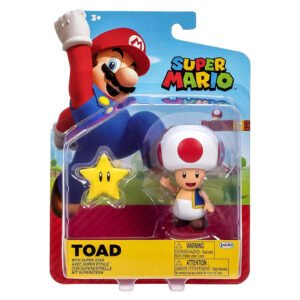 Figura Jakks Super Mario 4"-Toad (0007)