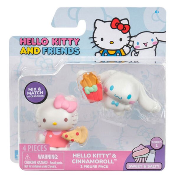 Figura Jazwares Hello Kitty And Friends - Cinnamoroll & Hello Kitty (51629)