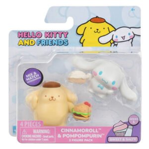 Figura Jazwares Hello Kitty And Friends - Cinnamoroll & Pompopurin (51639)