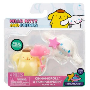 Figura Jazwares Hello Kitty And Friends - Cinnamoroll & Pompopurin (72352)