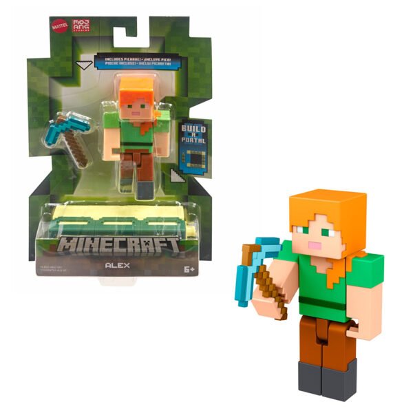 Figura Mattel Minecraft 3.25"-Alex (4109)