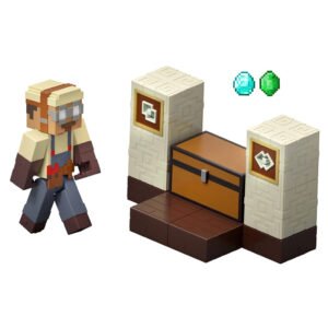 Figura Mattel Minecraft 3.25"-Dusters Loot Stash (5144)