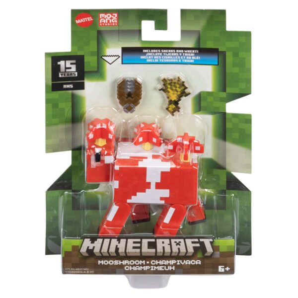 Figura Mattel Minecraft 3.25"-Mooshroom (4100)
