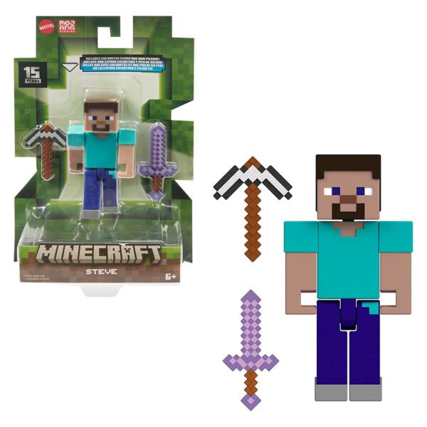 Figura Mattel Minecraft 3.25"-Steve (4101)