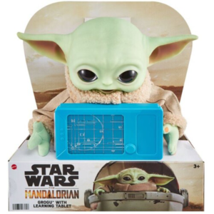Figura Mattel Star Wars The Mandalorian - Grogu With Learning Tablet