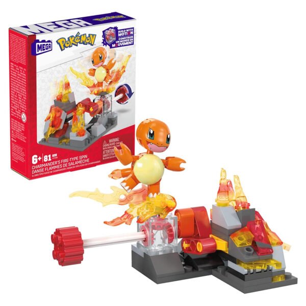Figura Mega Pokémon - Charmander's Fire-type Spin (19093)