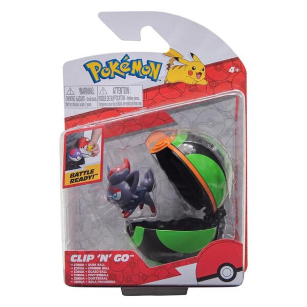 Figura Pokémon Clip 'n' Go Pokeball - Zorua (42466)