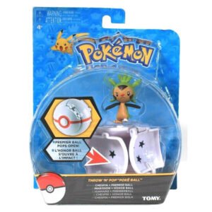 Figura Pokémon Throw 'n' Pop Pokeball - Chespin (18875)